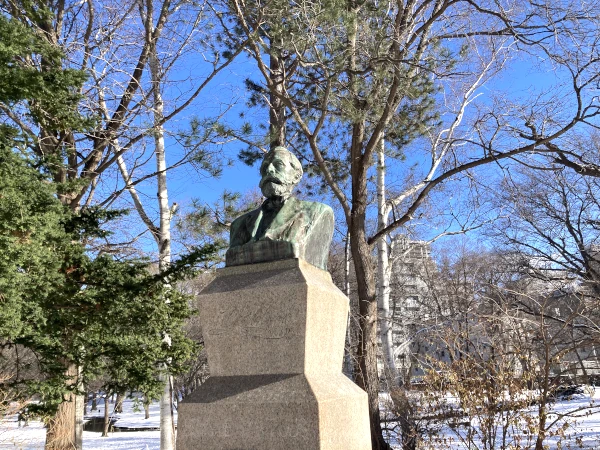 北海道大学キャンパス クラーク博士胸像